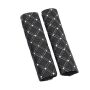 Car Seat Belt Covers - Pack Of 2 White & Black