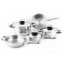 Verimark Bastille 8 Piece Pot Set Stainless Steel