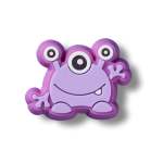 Tiny Purple Monster Jibbitz - Multi Osfa