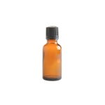 Homeopathic Amber Bottle & Black Cap 15ML 1X6