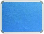 Info Board Aluminium Frame - 1500 1200MM - Sky Blue