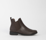 Flat Ankle Boot - 8 / Brown