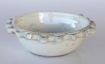 Off-white Ceramic Bowl With Frill Edge – 9.5X27CM