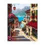 Adult Painting By Numbers - Stairway In The Village