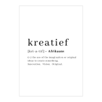Kreatief Art Print - A3