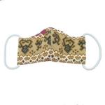 4AKID Tweens Reusable Fabric 3-LAYER Non-medical Mask - Medium Size - Brown Suedette