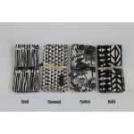 Charcoal Printed Napkin Set - Seed