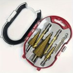6PCS Titanium-coated High-speed Drill Bit Set With Hex Shank - Versatile Sawtooth Bits For Metal Tile & Glass - Includes Storage
