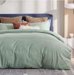 ACE Smte High Quality Fabric Duvet Cover Set Green Double With Keychain