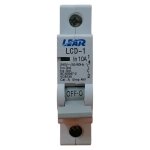 Lear LCD-1 Circuit Breaker 10A 1-POLE Din Rail 17MM 3KA