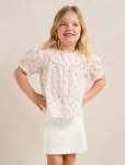 Mary-kate Girls Print Blouse - 10-12 Yrs Diamond Floral