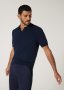 Short Sleeve Trophy Neck Knit