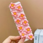 10PCS Girls Cute Flower Small Elastic Hair Ties