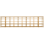 10 Bay Diy Wooden Shelving With 5 Levels Of Shelves 2.7M High - 600MM Deep