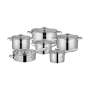12-PIECE Stainless Steel Cookware Set