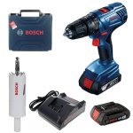 Bosch - Impact Drill Kit Gsb 180-LI Kit With Metal Holesaw 25 Mm