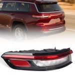 Huray Left Outer Tail Light Fit For Jeep Grand Cherokee jeep Grand Cherokee L 2021-2024 Oe Factory Lh Taillight LED Rear Lamp As