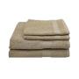 Eqyptian Collection Towel -440GSM -2 Guest Towels 2 Bath Towels -pebble