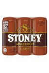 Stoney Ginger Beer Classic Soft Drink Cans 6 X 300ML