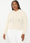 Plus Sweater Flix - Light Beige