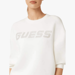 Guess Womens Cecilia Sweater Salt White - 10XL