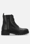 Calvin Klein Combat Mid Laceup Boot Zip - Black