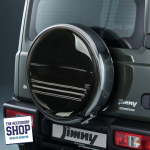 Suzuki Jimny 15INCH 195 Tyre Hard Spare Wheel Cover Black 3 And 5 Door 2018