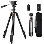 K&f Concept 1.96M Alu Camera & Video Travel Tripod W 3-WAY Head KF09-115V1