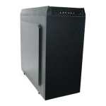 E188 Micro-atx PC Case With 400W Power Supply Black