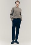 Slim Fit Cotton Chinos - Navy Blue