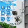 Anyazhineng Dual Screen Wireless Camera: HD 1080P 360 Rotation Outdoor Security Remote Monitoring USB Power