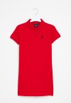 Polo Girls Dakota Ss Golfer Dress - Red
