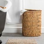 Home.life Vietnamese Round Laundry Hamper With Lid Natural - Large 57X43CM