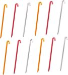12PCS Aluminium Alloy Tent Stakes Ground Pegs For Camping Outdoor Use