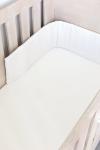 White Muslin Cot Fitted Sheet - Large Sa Cot: 132CM X 66CM X 10CM