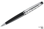 Waterman Expert 3 Deluxe Black Ballpoint Pen With Chrome Trim
