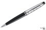 Waterman Expert 3 Deluxe Black Ballpoint Pen With Chrome Trim