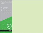 Project Board Pastel Green A3 160GSM - 100'S