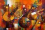 Canvas Wall Art - Cultural Rhapsody By Abstract Serenades Captivating - A1689 - 120 X 80 Cm