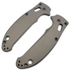 Spyderco Manix 2 SCALES Agent Series Linerless Satin Screws - Sniper Grey Anodized