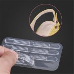 4PCS PACK New Fashion Silicone Gel Heel Cushion Protector Shoe Insert Pad Clear Insole For High Heels Flat Shoe