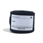Newhour Boxing Hand Wraps 4.5M 180" Semi-elastic Cotton-nylon Latex-free Extra-wide Strap & Name Tag Black Machine-washable Pa