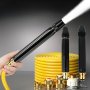 High-Pressure Car Wash Spray Nozzle - Durable Plastic Black Garden Hose Attachment For Efficient Cleaning