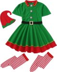 Girls Elf Costume