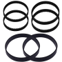6PCS Replacement Vacuum Belt Set Compatible With Bissell Proheat 2X Revolution
