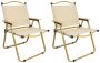 Lawn Chair Ultralight Folding Camping Chair Director's Chair Pack Of 2
