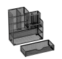 Marbrasse Mesh Stationary Organizer With Drawer