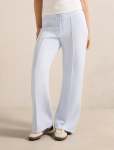 Tiana Wide Leg Track Pants - L Cloud Blue