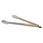 Braai Tong With Bamboo Handle