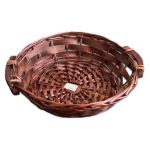 Woven Willow Basket With Side Handles 40CM